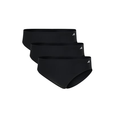 Slip ADIDAS ORIGINALS "Slip Bikinislips Active Light Flex 3P 3er Pack", Damen, Gr. M, schwarz, Obermaterial: 76% Polyamid PA. 24% Elasthan EL., Unterhosen Image