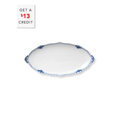 Royal Copenhagen 9.5In Princess Oval Accent Dish With $13 Credit