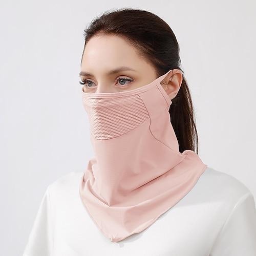 Sonnencreme Maske Für Frauen Netzmaske Anti-Ultraviolett Halb-Gesicht Sports Maske Nacken Schutz Sommer Dünne Sonnen Schleier