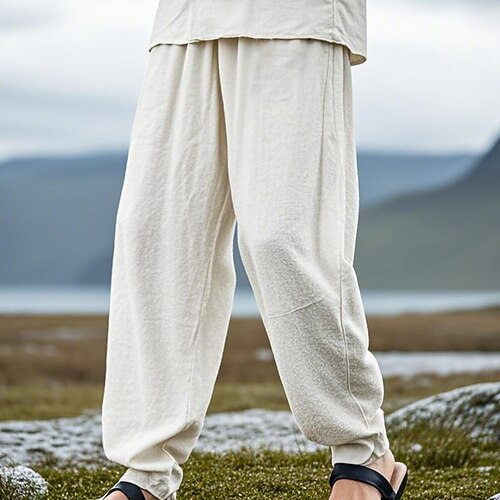 Retro Vintage Mittelalterlich Renaissance Hose Kostüm Herren Maskerade Alltagstauglich Erwachsene Hose Image