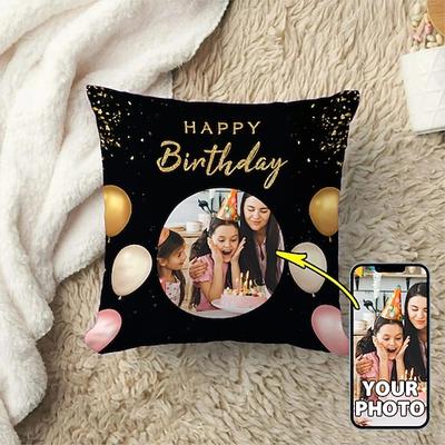 Kissenbezug nach Maß Fügen Sie Ihr Bild hinzu Beste Geburtstagsgeschenke Personalisierte Geschenk Foto Design Bild Mode Lässiger Kissenbezug Kissenbezug 1 Stück Maßgeschneidert Image