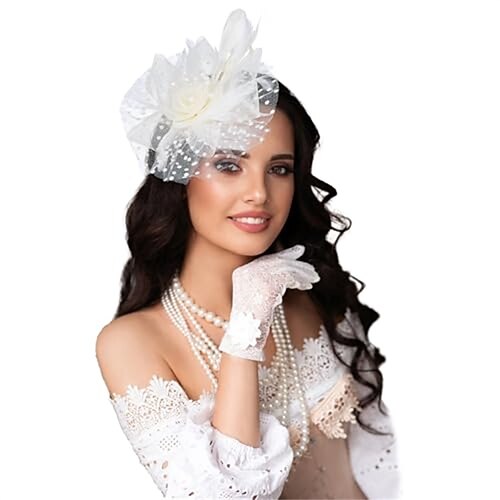 Fascinator-Hüte für Damen, Teeparty-Hüte für Damen, Kentucky-Derby-Hüte für Damen, Kirchenhüte für Damen, Kostümparty Image