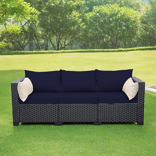 Kissenbezüge für die Terrasse im Freien, dehnbare Sitzbezüge für Gartenmöbel, Polyesterersatz für Terrassen-, Balkon- und Innenstühle