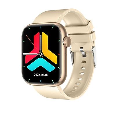 QX7 Smartwatch 1.85 Zoll Smartwatch Fitnessuhr Bluetooth Sitzende Erinnerung Wecker Kalender Kompatibel mit Smartphone Damen Herren Nachrichtenerinnerung Schrittzähler Anpassbares Ziffernblatt IP 67 Image