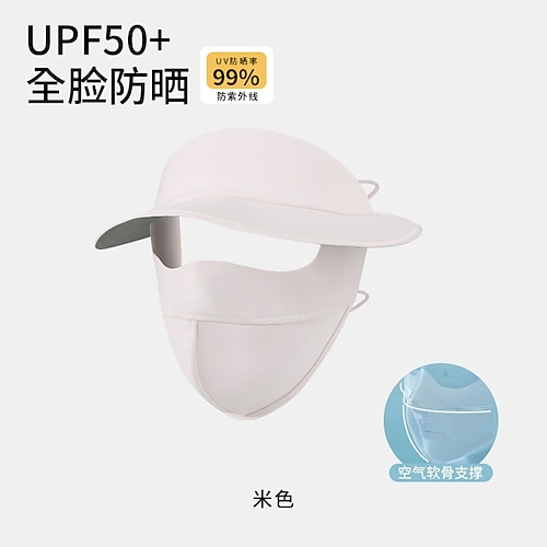 Sommer Sonnenschutz Eis-Seide Atemaktive Maske Anti-UV Einfache Schwarze Kleberand Augenschutz Image