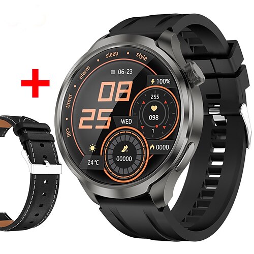 696 DK69 Smart Watch 1,85 Bluetooth Fitness Tracker mit Temperaturüberwachung Kamera Anruf Schlaf Erinnerungen Android iOS kompatibel Image