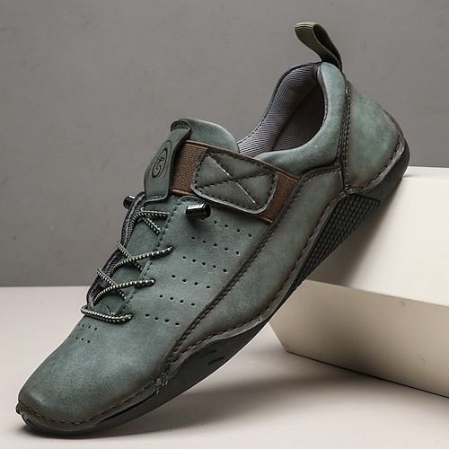 Braune Casual-Sneaker für Herren – vielseitige Schlupfschuhe aus weichem Leder für Komfort im Alltag Image