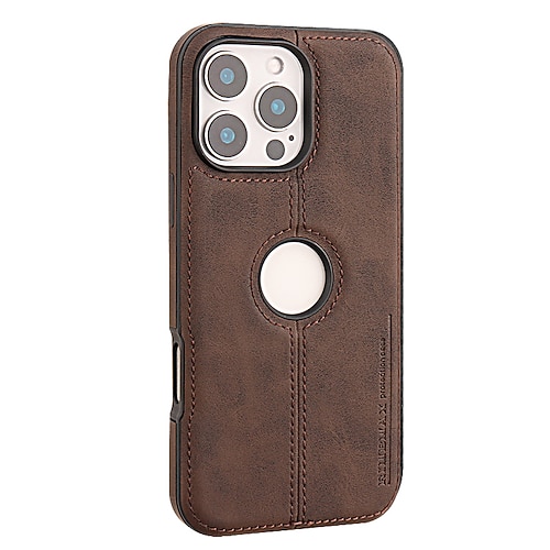 Handy Hülle Handyhüllen Für iPhone 16 15 14 Pro Max Plus 13 12 Pro Max Rückseite Magnetische Adsorption Unterstützt kabelloses Laden Stoßfest Geometrisches Muster PU-Leder Image