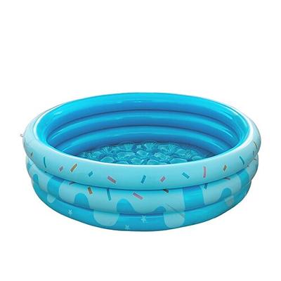 Garten rundes aufblasbares Babyschwimmbecken tragbares aufblasbares Kinder-/Kinderbecken mit kleiner Pumpe Kinderplanschbecken Indoor Wasserspielzentrum für Kleinkinder im Freien für Image