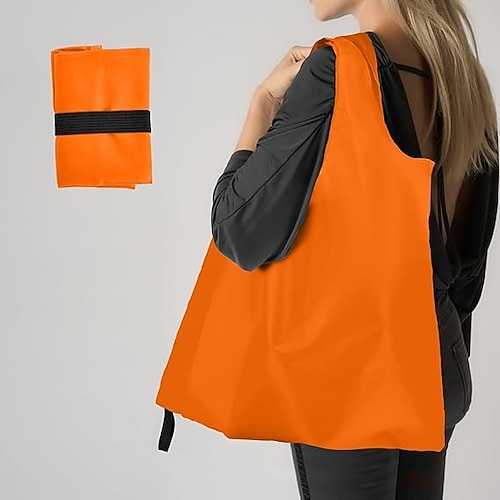 Faltbare Einkaufstasche, wasserdichte, wiederverwendbare Einkaufstasche, strapazierfähige Öko-Tasche aus Polyester, tragbare Handtasche aus Nylon zum Einkaufen, Reisen und für den täglichen Gebrauch