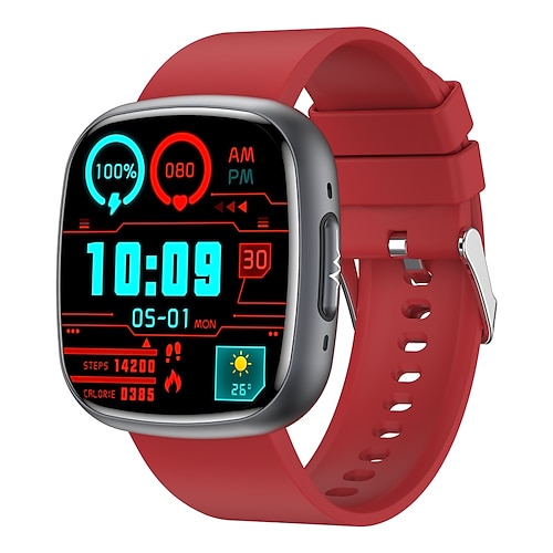 696 ET593 Smart Watch Fitness Tracker Schlafmonitor Bluetooth Anruf Erinnerung Android iOS 40mm 1.75 Image