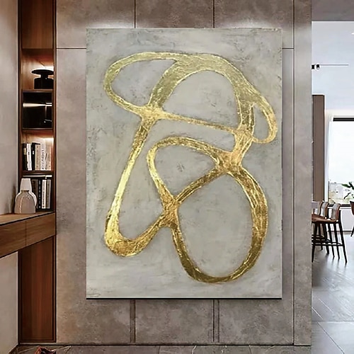 Ölgemälde handgemalt abstrakte Ölgemälde Wandkunst 3er Set beige abstrakte Malerei auf Leinwand beige Textur Gemälde Wandkunst neutrale abstrakte Malerei Wandkunst Wanddekoration Image