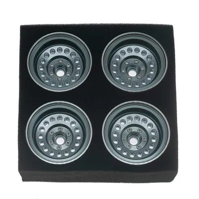 1.9 4 pcs Obręcz koła z ujemnym przesunięciem -8MM cala Aluminiowa do 1/10 RC Crawler Car Axial