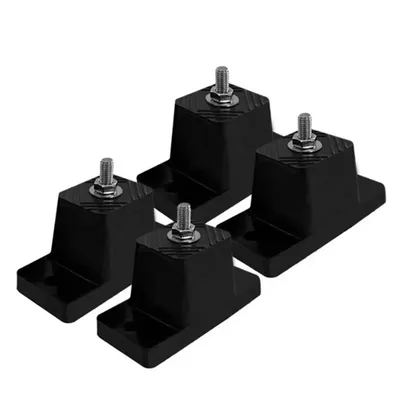 4 Pcs Shock-Proof Foot Base Cushion Outdoor Air Conditioning Bracket Cushion Thickened Non-Slip Base