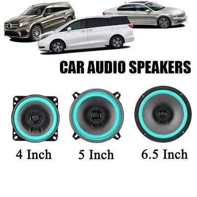 4/5/6.5 Inch Car Speakers HiFi Coaxial Car Subwoofer Universal Automotive Audio Music Full Range