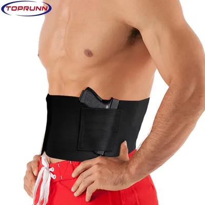 TopRunn Holster for Concealed Carry Adjustable Neoprene Waist Band for Men&Women,Hand Gun Elastic