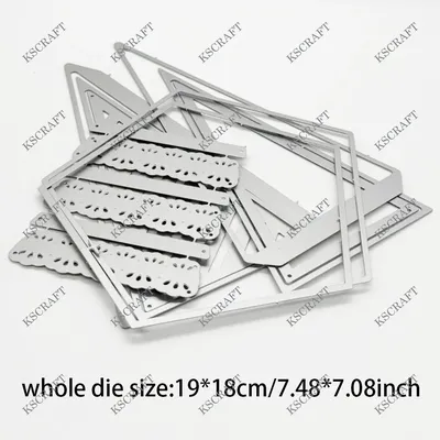 KSCRAFT Party Hat Explosion Box Cutting Dies Stencils for DIY Scrapbooking Decorative Embossing DIY