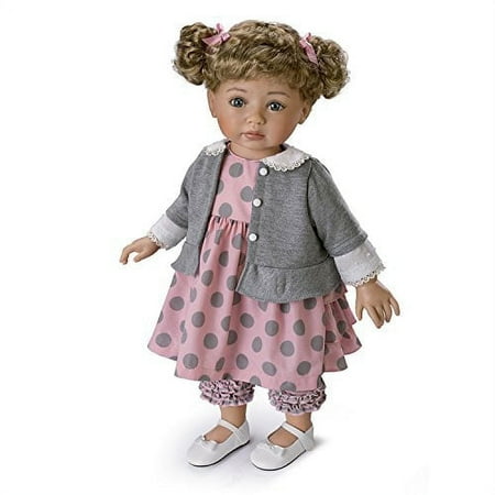 The Ashton - Drake Galleries Avery Picture Perfect Child Girl Doll with Hold That Pose!Â® Technology and Soft RealTouchÂ® Vinyl Skin by Master Doll Artist Mayra Garza 22 -Inches