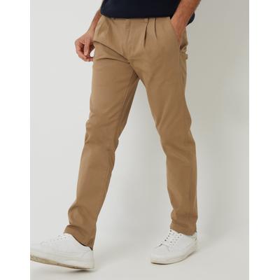Dark Stone Relaxed Fit Stretch Chino Trousers