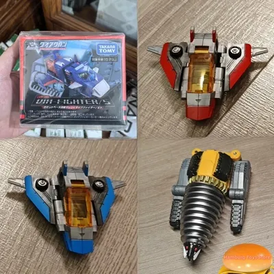 In Stock Diaclone DA-100DA95 DA96 Robot Base Air Mobile Fortress Robot Upper Body Action Figure Toy Collection Gift