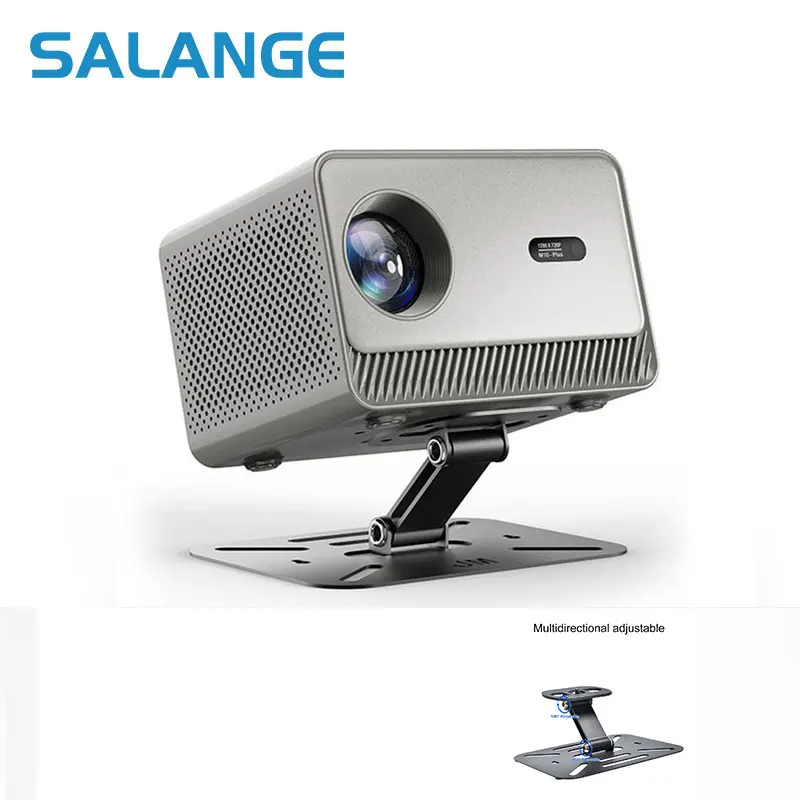 Klappbarer tragbarer Desktop-Metallständer, mehrfach winkelverstellbarer Universal-Deckenständer zur Wandmontage für HY300Pro M10PLUS-Projektor Image