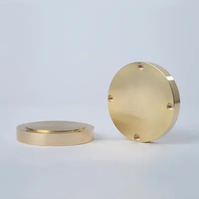 (1 Stück) Neues Produkt GARRARD 301 401 Vinyl-Schallplattenspieler, messingfarbene Armplatte Image