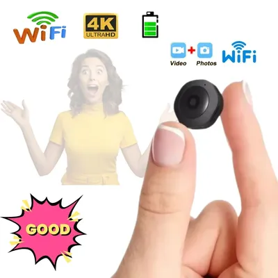 4K HD Kleinste Mini Kamera Espia Wifi Sicherheit Smart Home Überwachung Kleine Wifi Cam LR Nachtsicht Bewegungserkennung körper Cam