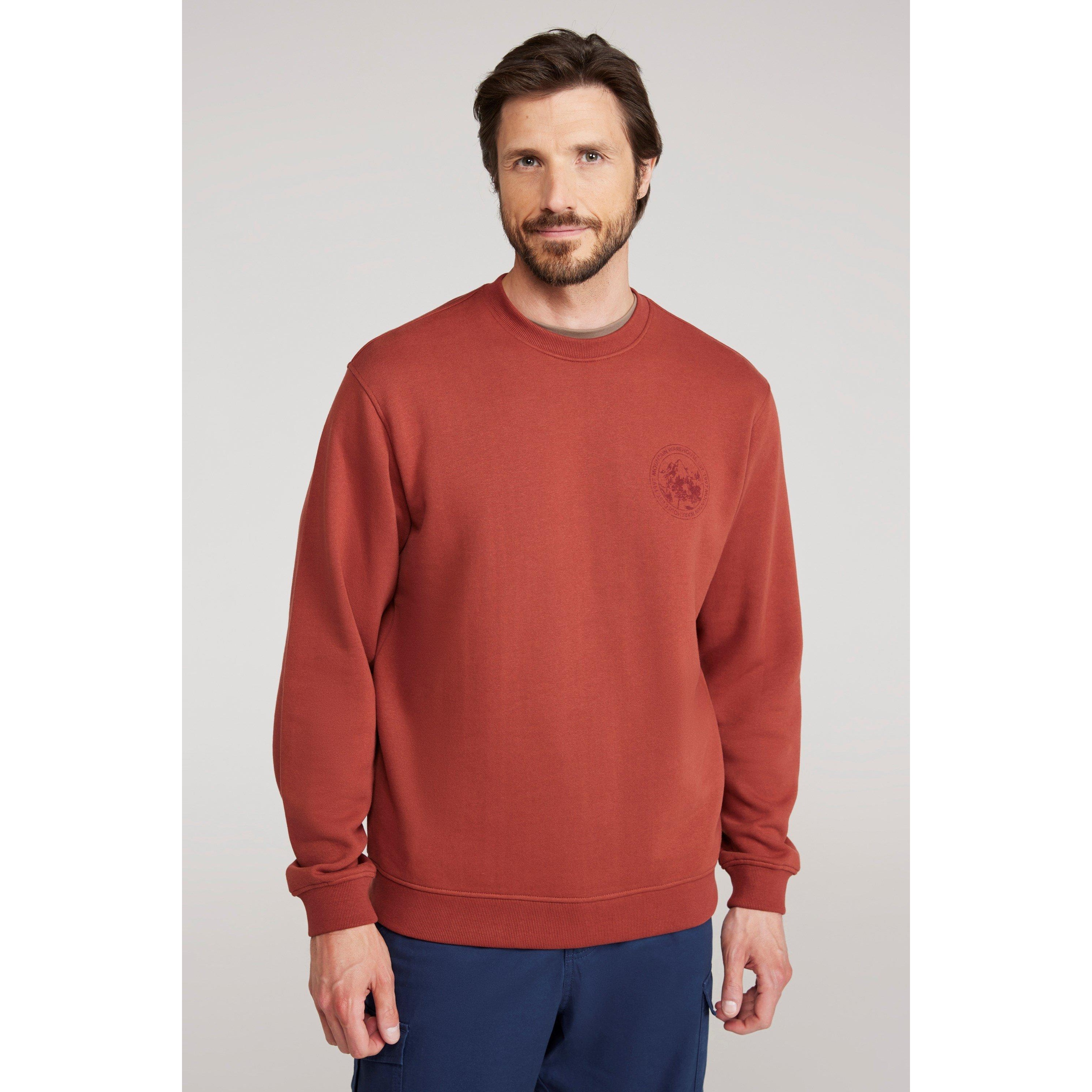 Mountain Warehouse - Sweatshirt Rundhalsausschnitt für Herren (Rostfarben) Image