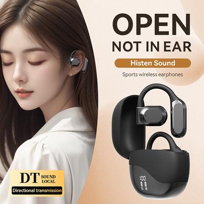 M62 Hands Free Telephone Driving Headset Ear Hook Bluetooth 5.3 Ergonomic Design Stereo Surround sound for Apple Samsung Huawei Xiaomi MI Yoga Fitness Gym Workout Mobile Phone
