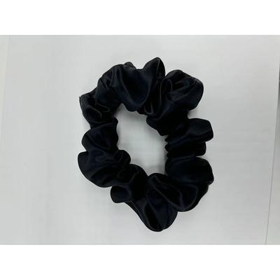 Silk Hair Scrunchies Ties for Frizz Breakage Prevention, 100% Mulberry, No Damage, Elastic Ponytail Holders, 1Pc