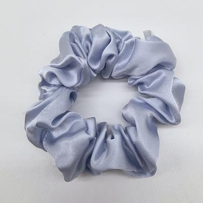 Silk Hair Scrunchies Ties for Frizz Breakage Prevention, 100% Mulberry, No Damage, Elastic Ponytail Holders, 1Pc