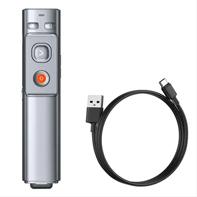 Hot sale Wireless Presenter 2.4GHz Type-C Remote Controller PPT Pen for Projector USB Pointer
