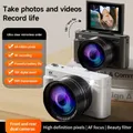 Fotocamera digitale 4K 64MP Zoom 18X Messa a fuoco automatica HD Retro Fotocamera digitale compatta Schermo da 2,8 pollici per DSLR Fotografia Viaggi Vlogging