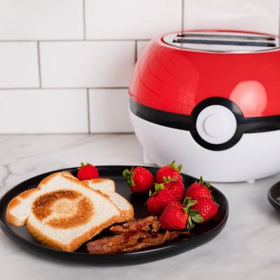 Pokemon Poké Ball Halo Toaster by UNCANNY BRANDS in Red (Size OS)