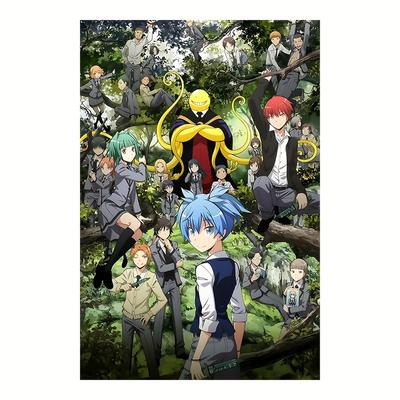 TEMU Assassination Classroom Anime Canvas Poster, 12x18 Inches, Wall Art, Home Decor & Gift, Material, Canvas Image