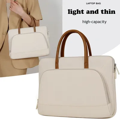 Laptop Bag 12,13.3,14,15.6,16 Inch,Women Lady Handle Case For Macbook Notebook Computer PC Handbag