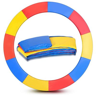 Trampolin Randabdeckung Sicherheitsnetz Wetterplane Randschutz 10ft (Randabdeckung: ø 306cm-Bunt) Image