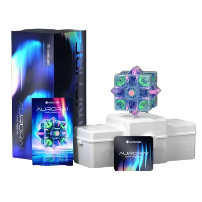 2024 Sommer Limited Edition Cube GAN14 Mpro Maglev UV Stickerless Magnetic Speed Cube 3x3 Image