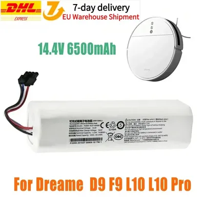 100% Original batterie für Träumroboter-Staubsauger d9 f9 l10 l10 pro 6500mAh Lithium-Ionen-Akku 4 inr19/66-2 Image