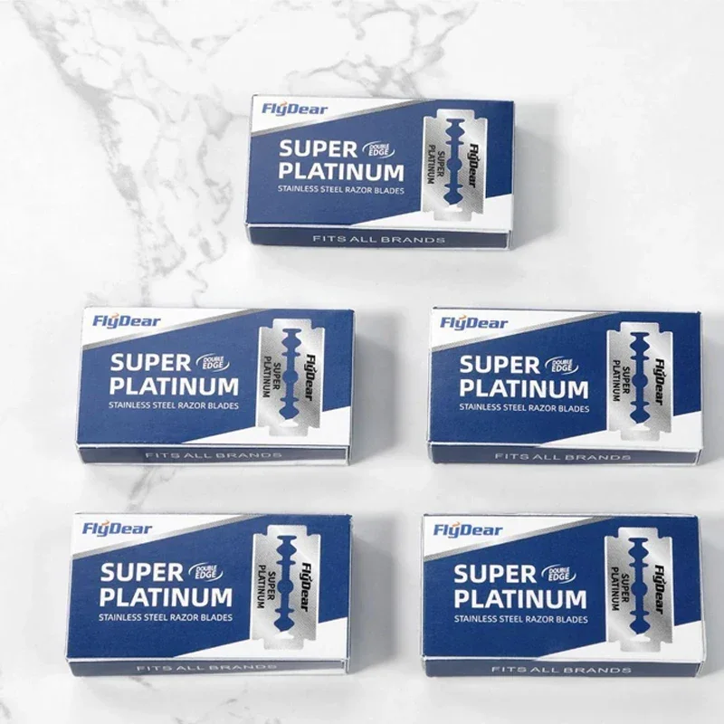 Großhandel Rasierer Altmodischer Rasierer manuelle Rasur für Männer Rasierklinge Rasierer Rasierer Edelstahl-Doppelklingen-Rasierer Image