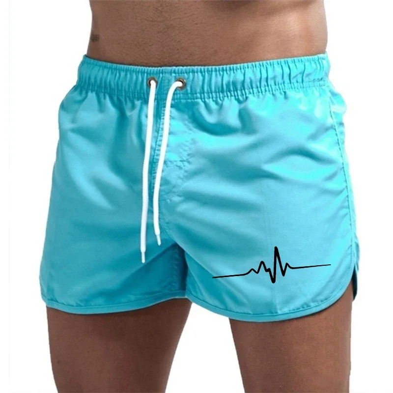 Sommer Herren Strand Shorts Drucken Casual Seaside Jogging Shorts Sport Hosen Schnell Trocknend Komfort Schwimmen Surf Shorts Urlaub Image