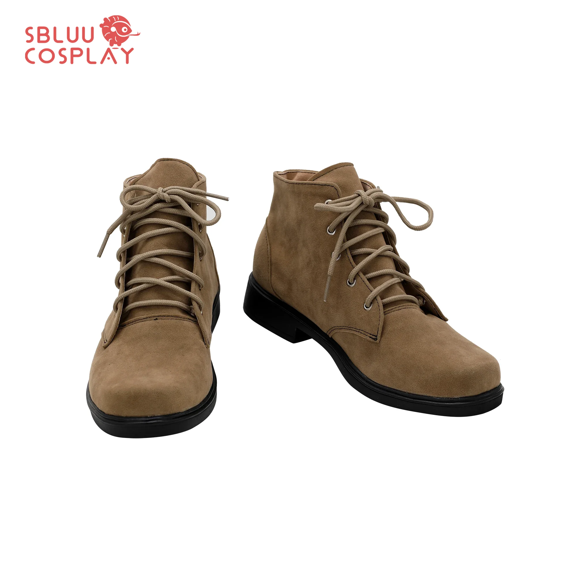 SBluuCosplay Film The Dark Knight Clown Joker Cosplay Schuhe Braun Maßgeschneiderte Ledger Stiefel