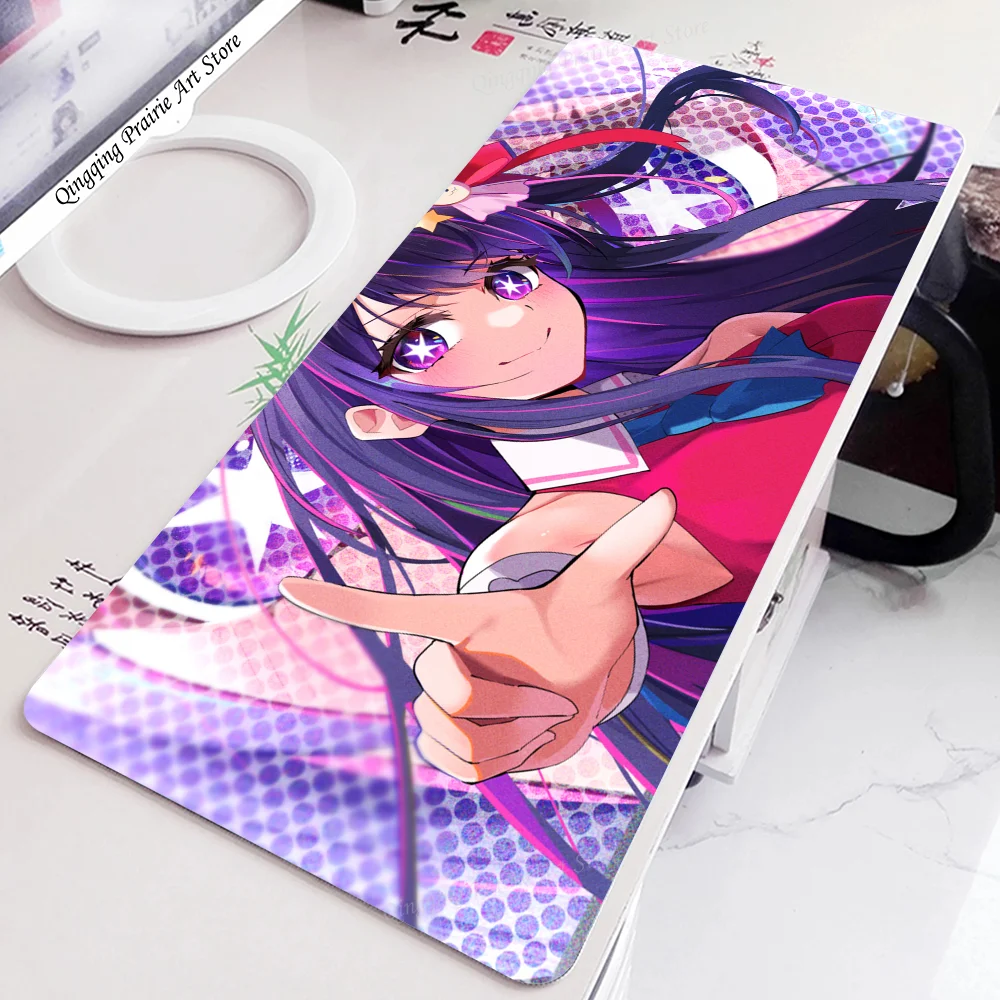 O-Oshi No Ko Hoshino Ai Bodenmatte, Mauspad, Schreibtischunterlage mit Pad, Gaming-Zubehör, Prime Gaming XXL-Tastaturpad, Polstermatte Image