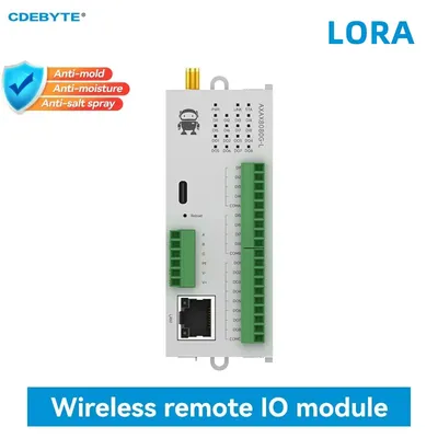 LoRa 400/900 MHz verteiltes ferngesteuertes IO-Modul CDEBYTE M31-L-Serie Host-/Erweiterungsmodul unterstützt Modbus TCP RTU RJ45 RS485 Image