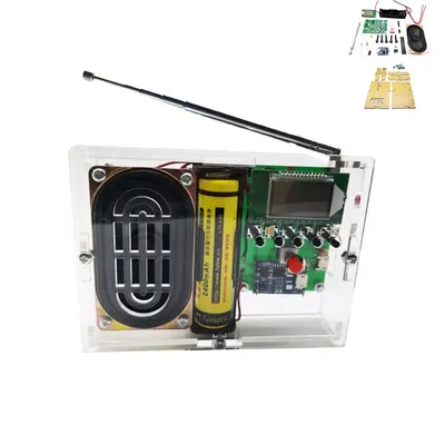 DIY Electronic Kit FM Radio Receiver Module 76-108MHz DIY Radio Speaker Kit Frequency Modification