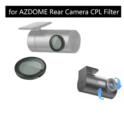 for AZDOME Rear Camera HD CPL Filter for AZDOME Rear Camera Static Electricity Sticker