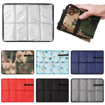 Portable Folding Camping Mat Foam Sitting Pad Waterproof Oxford Cloth Beach Mat Prevent Dirty Hiking