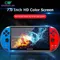 GAMINJA X12 Plus Handheld Game Console 7.1Inch Dual Joystick IPS Screen Video Game Player Built-in