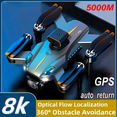 NEW P11 Pro Max 8K HD RC Drone 5G GPS Professional Dual-Camera Intelligent Obstacle Avoidance Electric Modulation Quadcopter Toy
