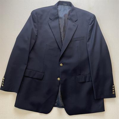Ralph Lauren Suits & Blazers | Chaps Ralph Lauren 44r Navy Gold Button 100% Wool Mens Blazer Jacket Sport Coat | Color: Blue | Size: 44r